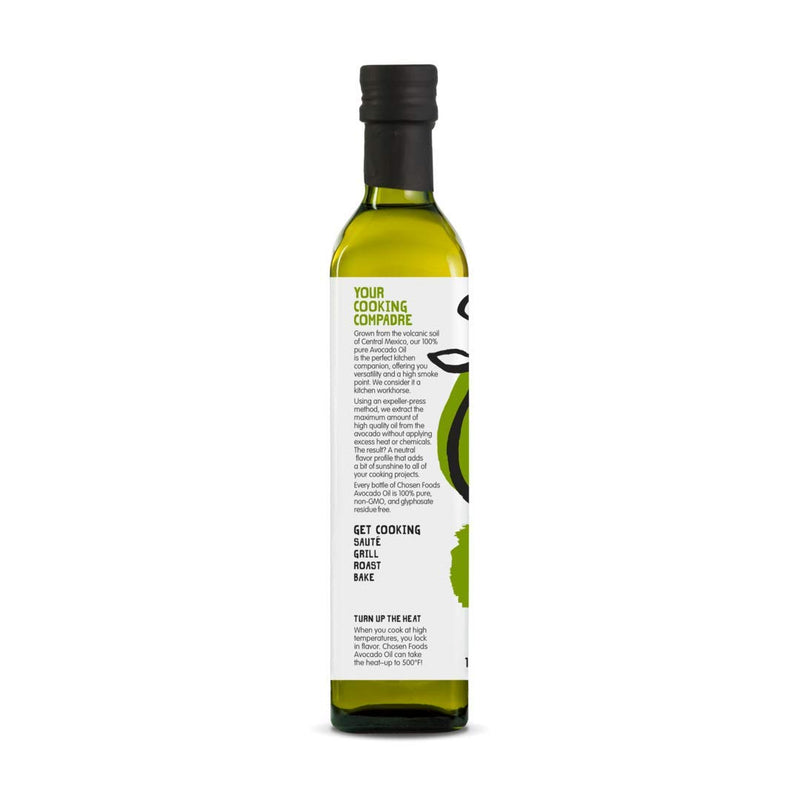 Chosen Foods 100% Avocado Cooking Oil - 1ltr Bottle (33.8fl) (Single Bottle)
