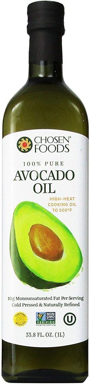 Chosen Foods 100% Avocado Cooking Oil - 1ltr Bottle (33.8fl) (Single Bottle)