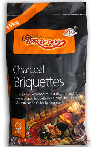 Bar-Be-Quick Charcoal Briquettes,15kg