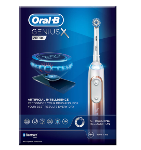 Oral-B Genius X 20000 ROSE GOLD Electric Toothbrush