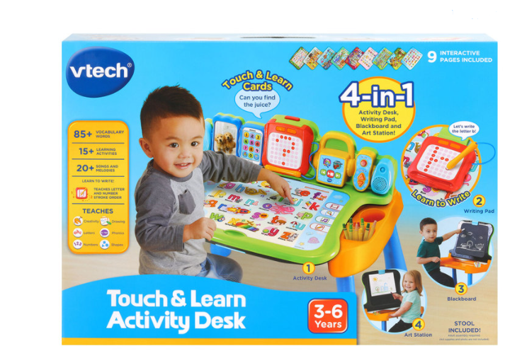VTech 4-in-1 Touch and Learn Activity Desk (3+ Years)