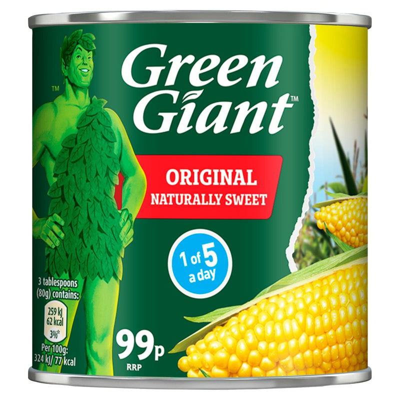 Green Giant Niblets Original Sweetcorn Pack of 12 x 340g
