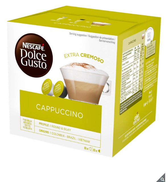 NESCAFÉ Dolce Gusto Cappuccino Extra Cremoso Coffee Pods, (3 x 8) Pack 24 Servings - Papaval