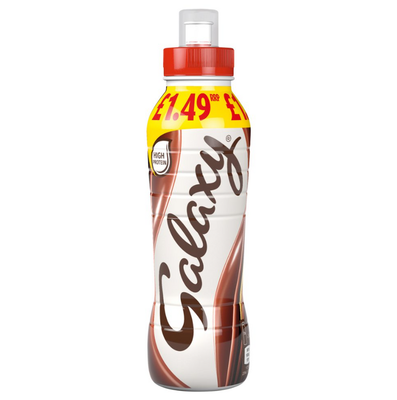 Galaxy Chocolate Milk Milkshake, 350ml (Pack of 8)