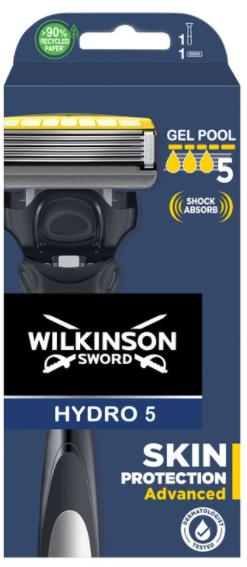 Wilkinson Sword Hydro 5 Skin Protection Advanced, 9 Blades + Razor New