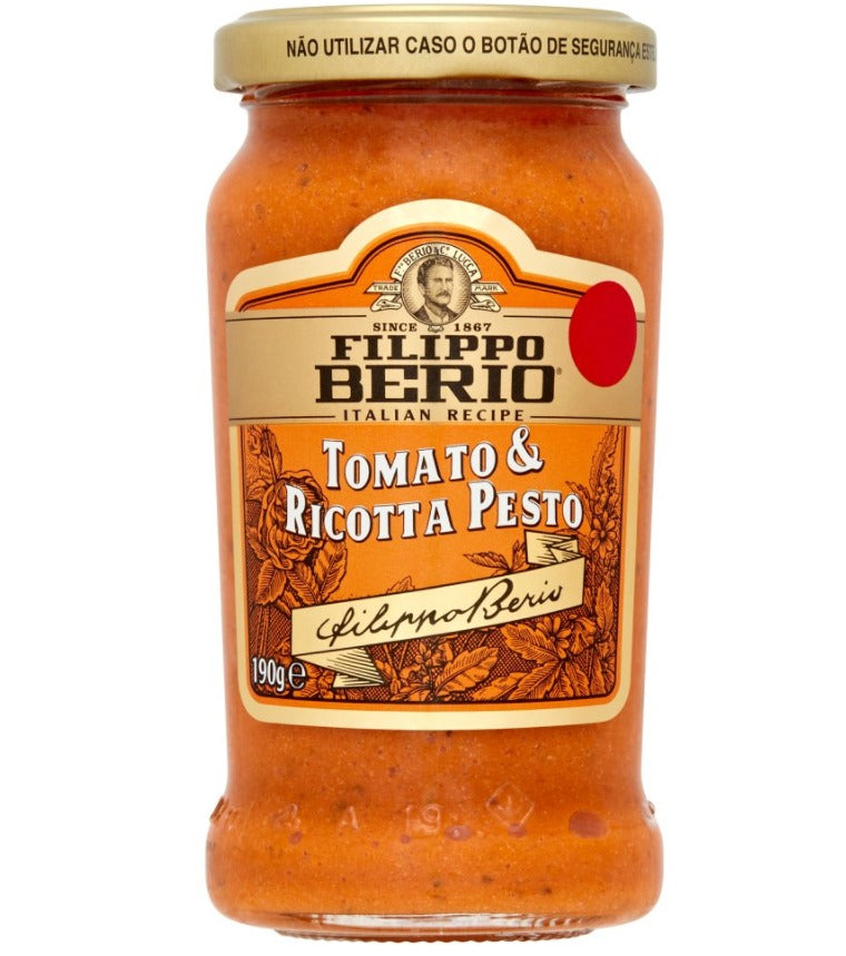 Filippo Berio Tomato & Ricotta Pesto 6 * 190g