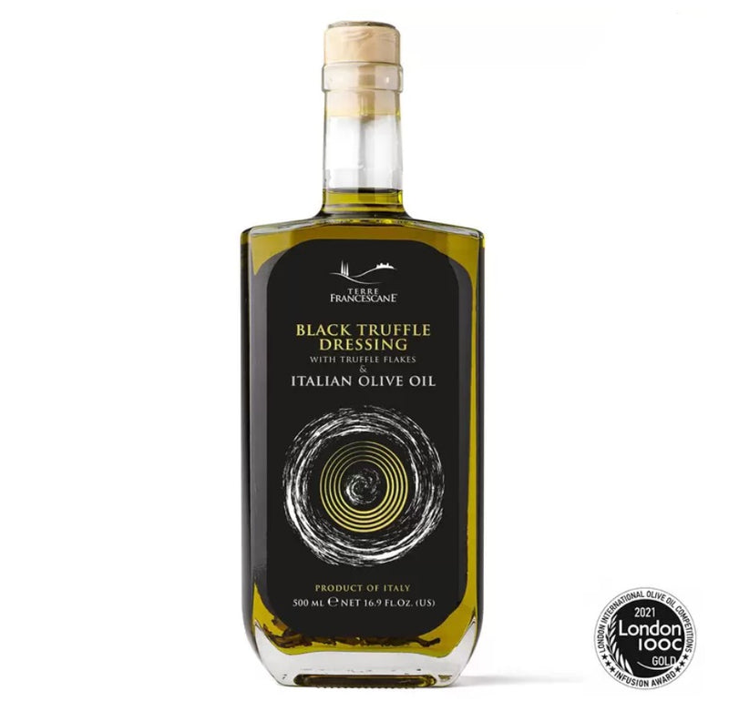 Terre Francescane Black Truffle Dressing & Olive Oil, 500ml