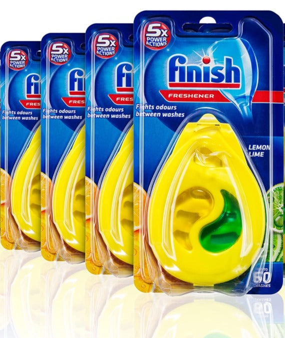 Finish Lemon and Lime Dishwasher Freshener Pack of 4