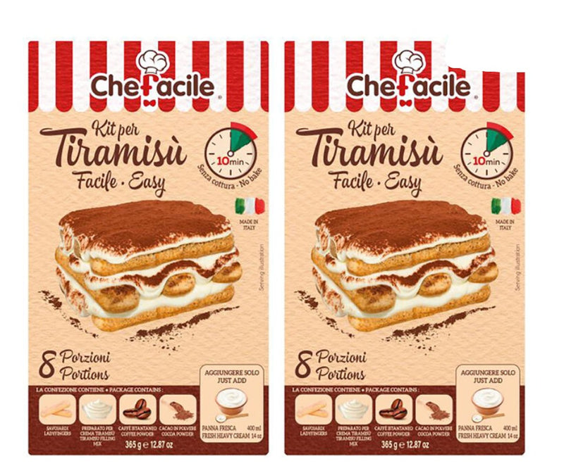 Chefacile Tiramisu Kit Pack Of - 2x365g
