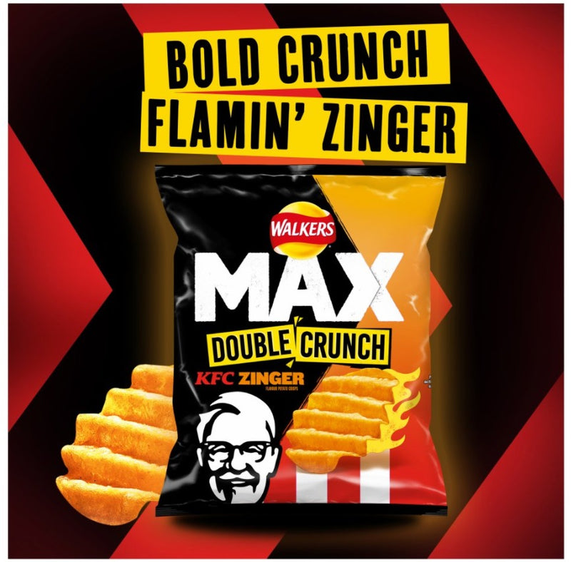 Walkers MAX Double Crunch Zinger flavour 15 x 65g