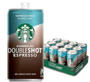 Starbucks DoubleShot Espresso No Added Sugar Iced Coffee Pack of 12 x 200ml