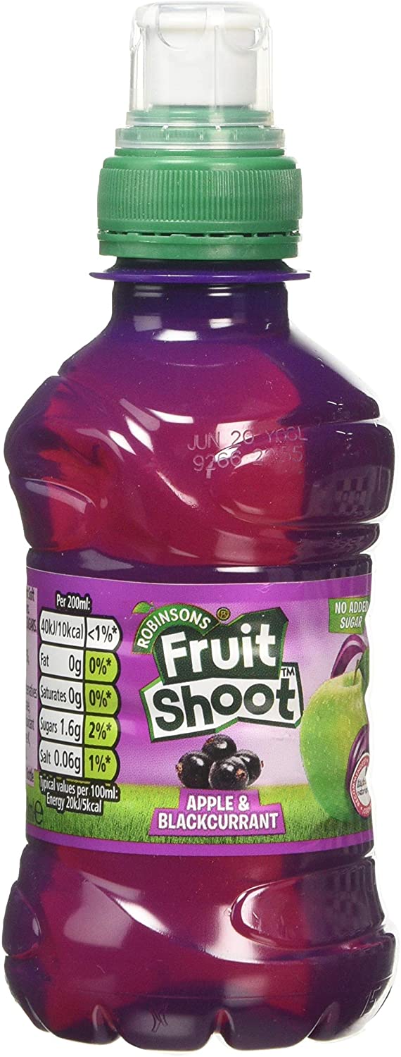 Robinsons Fruit Shoot Apple & Blackcurrant, 24 x 200ml - Case of 24