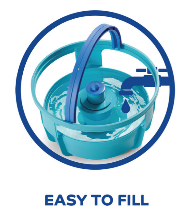 Spontex Aqua Revolution System Hard Mop and Bucket System