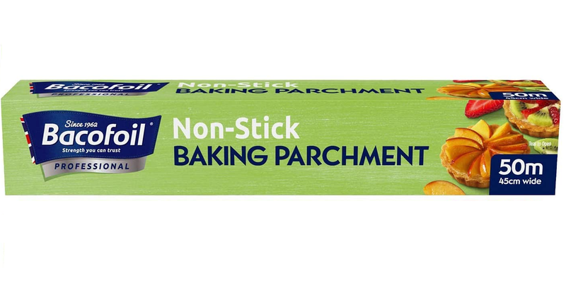 Bacofoil Professional Catering 45cm x 50m Non Stick Baking Parchment Paper Roll