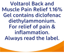 Voltarol Back & Muscle Pain Relief 1.16% Gel with No Mess Applicator, 100 g