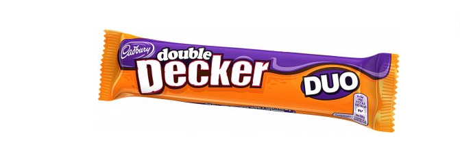 Cadbury's Smooth Chewy Delicious Double Deck Duo Chocolate 32 x 80g