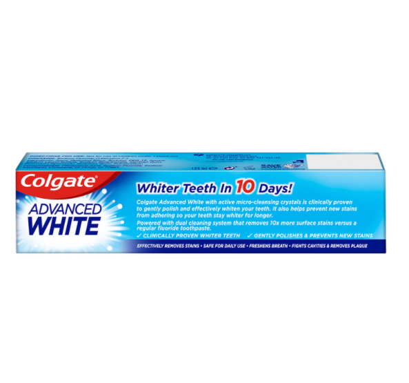 Colgate Advanced White Toothpaste, 6 x 125ml