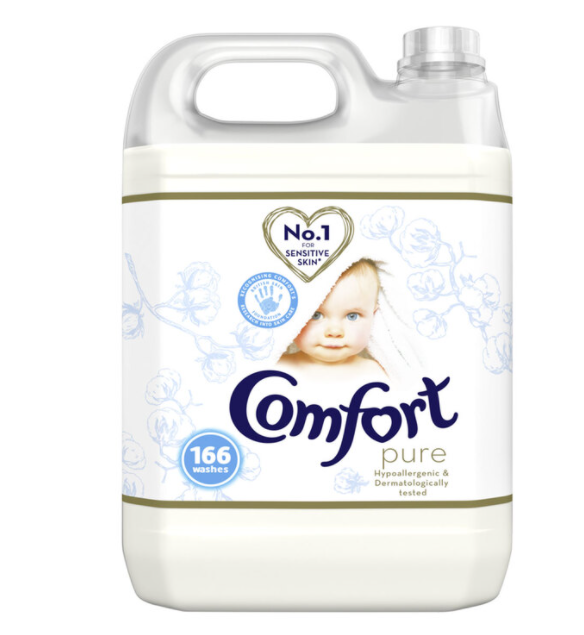 Comfort Pure Fabric Conditioner, 166 Wash