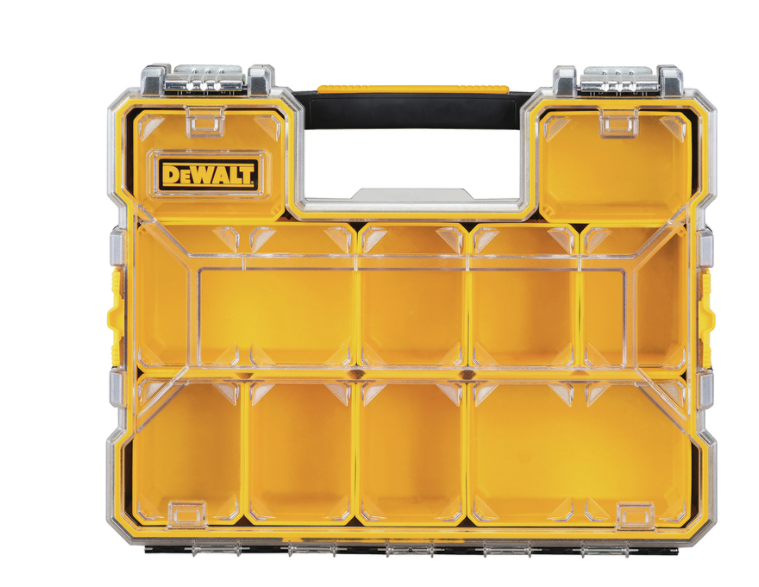 DEWALT Pro Organisers Deep +Shallow Box Twin Pack with 10 x removable cups Each