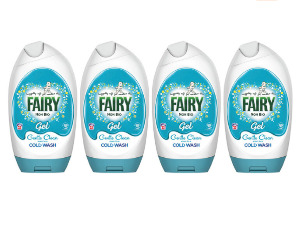 Fairy Non Bio Laundry Liquid Gel, 4 x 925ml