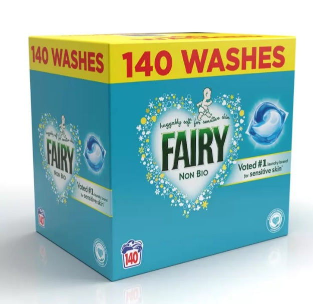 Fairy Non-Bio 140 Pods Washing Detergent Tablets