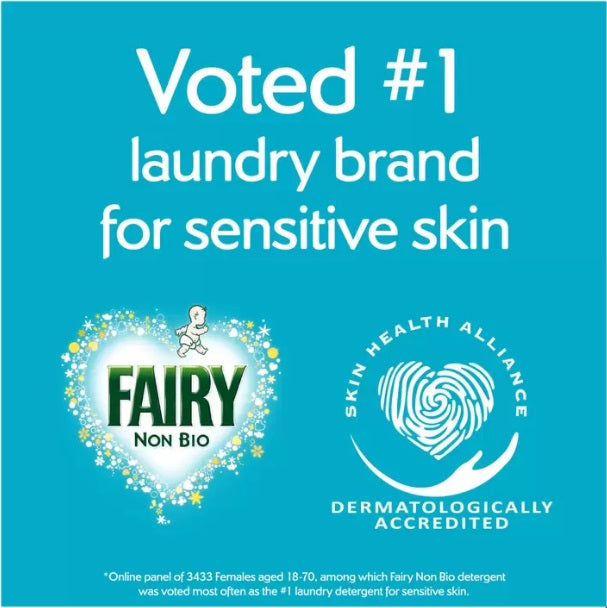 Fairy Non-Bio Washing Detergent Tablets Pack of 140 Pods