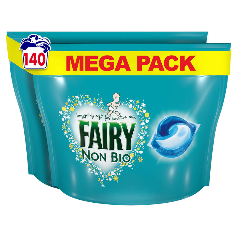 Fairy Non-Bio 140 Pods Washing Detergent Tablets