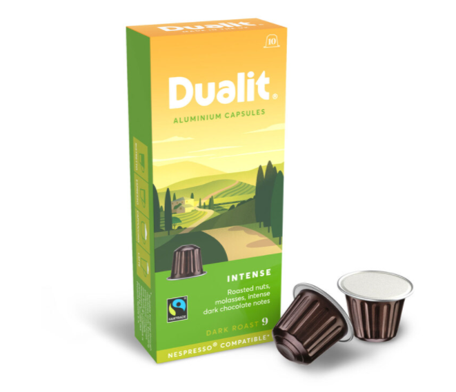 Dualit Intense Aluminium Nespresso Compatible Coffee Pods (1 x 100)