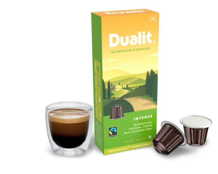 Dualit Intense Aluminium Nespresso Compatible Coffee Pods (1 x 100)