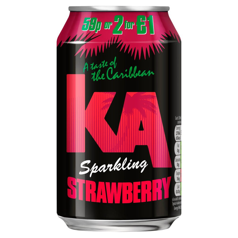 KA Sparkling Strawberry | 24 x 330ml Cans