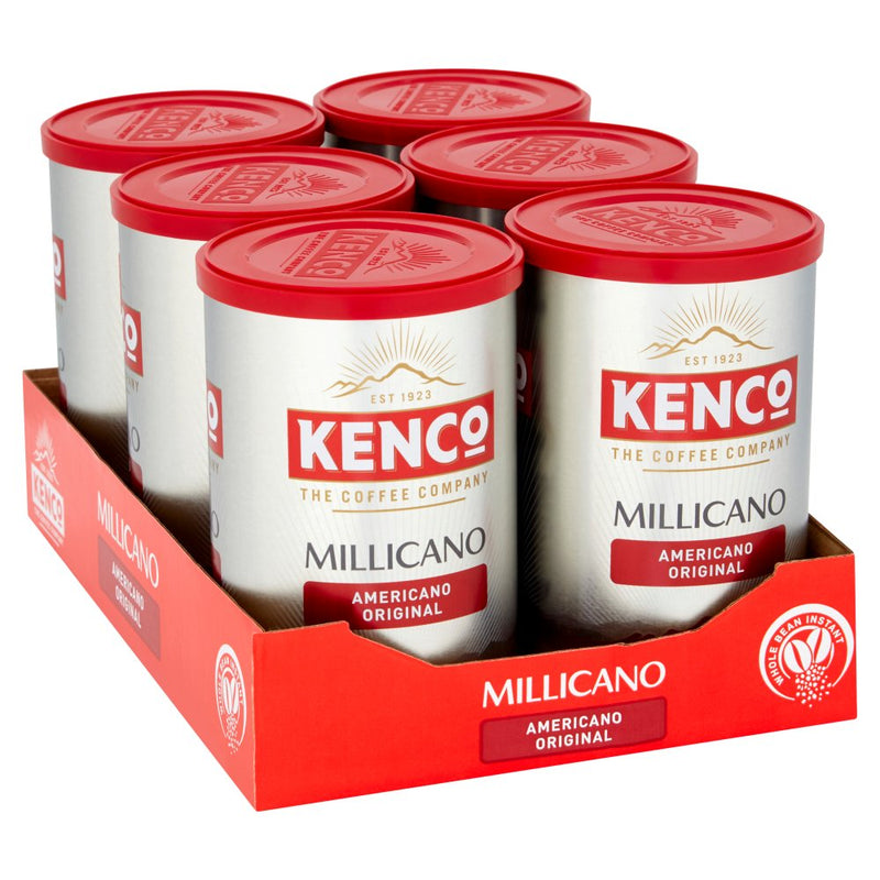 Kenco Millicano Americano Original Instant Coffee 100g x Pack of 6