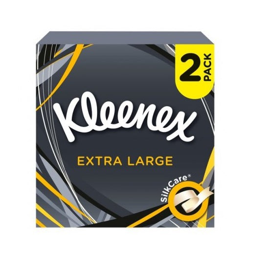 Kleenex Extra Large Tissues, 2 x 44 Tissues - Pack of 6