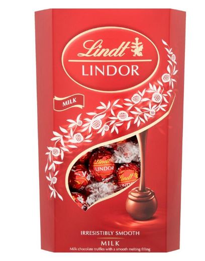 Lindt Lindor Milk Chocolate Truffles, 600g