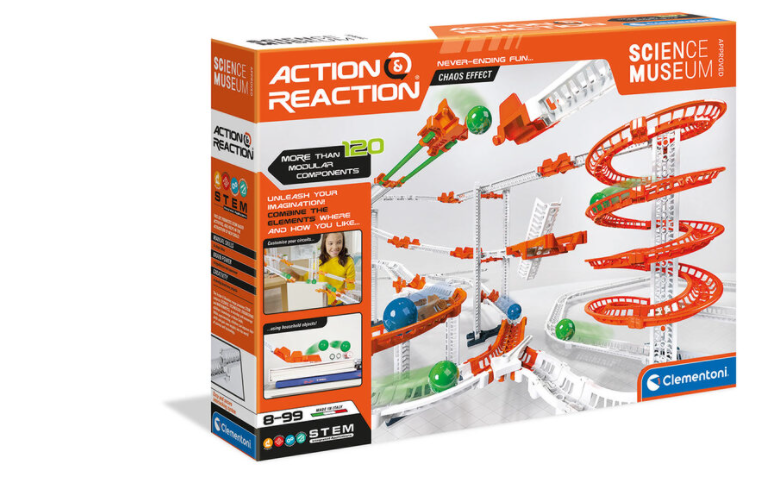 Clementoni Science Museum Action & Reaction Chaos Effect Marble Run (8+ Years)