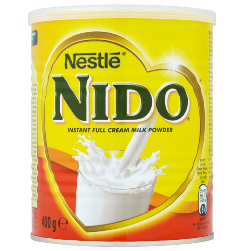 Nestle Nido Instant Full Cream Milk Powder Tin 6 x 400g
