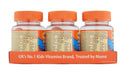 HalibOrange Softies Omega 3 & Multivitamins, 3 x 30 Count