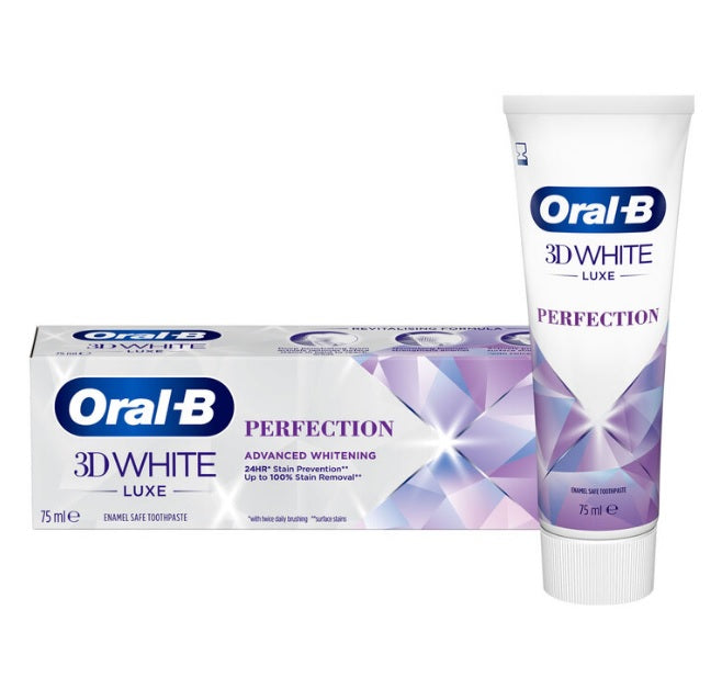 Oral-B 3D White Luxe Perfection Toothpaste, 1 x 75ml