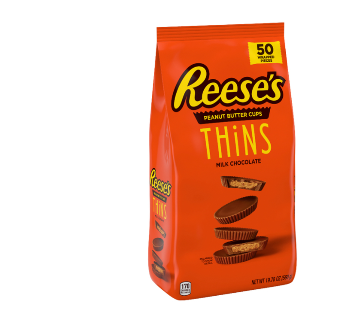 Reese's Peanut Butter Thins Milk Chocolate, 560g