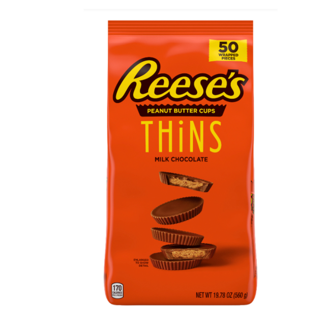 Reese's Peanut Butter Thins Milk Chocolate, 560g