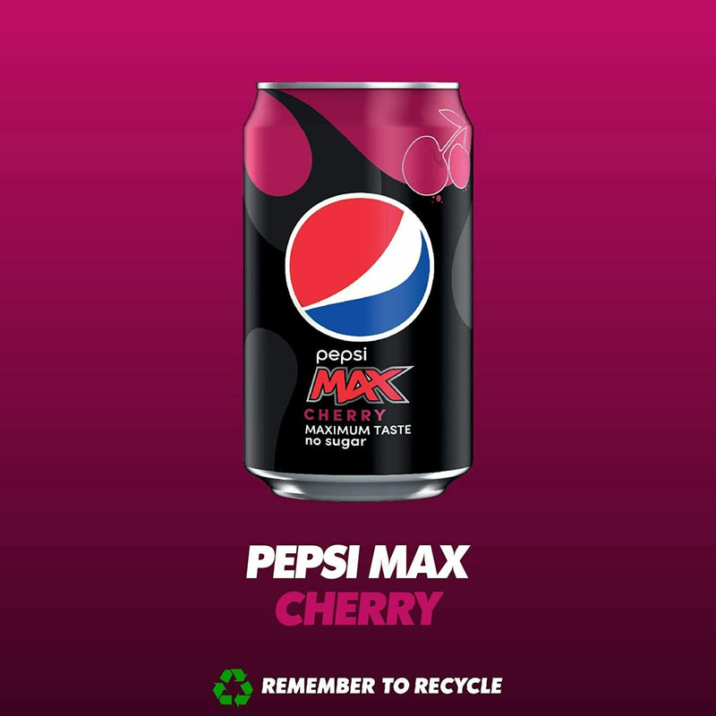 Pepsi Max Cherry Pack of 24 x 330ml