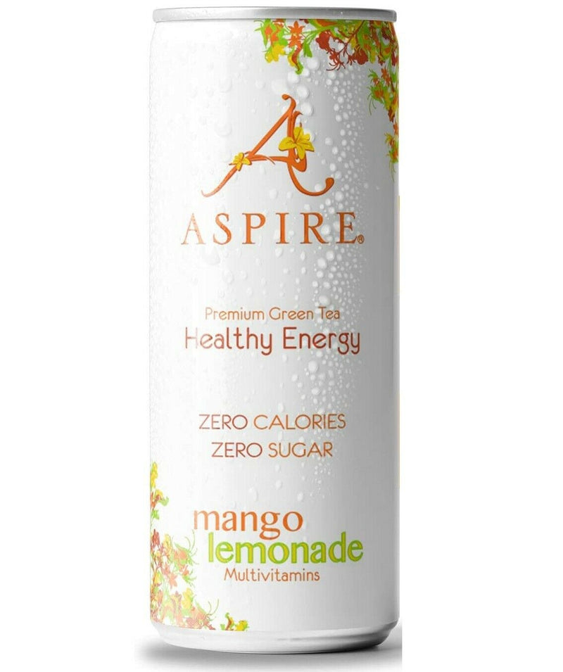 Aspire Mango Lemonade and Raspberry Mixed Pack of 12x330ml