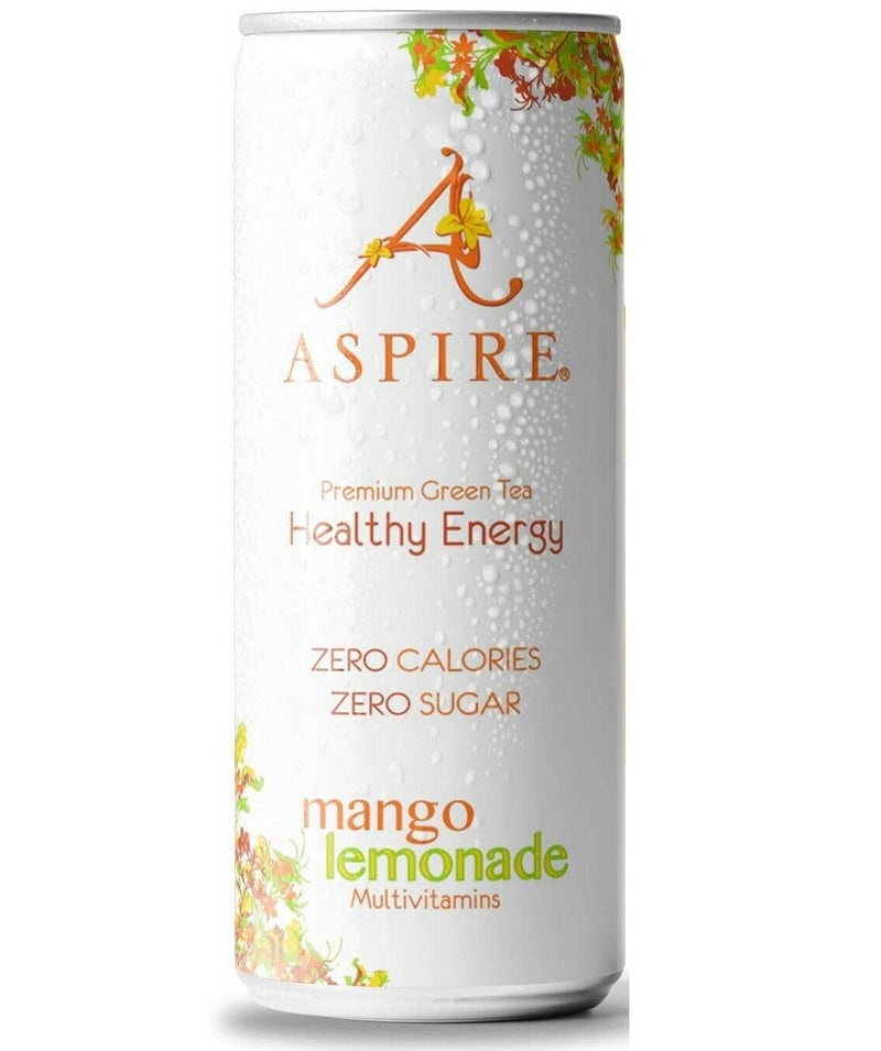 Aspire Mango Lemonade and Raspberry Mixed Pack 12X330ml