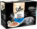 Sheba Select Slices in Gravy Fish Selection Wet Cat food Pouches Pack of 12x85g