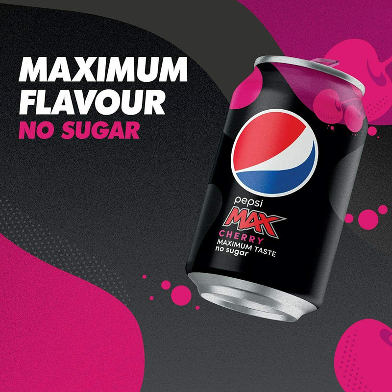 Pepsi Max Cherry Pack of 24 x 330ml