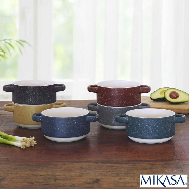 Mikasa Avignon Stoneware Soup Bowls - 6 Pack