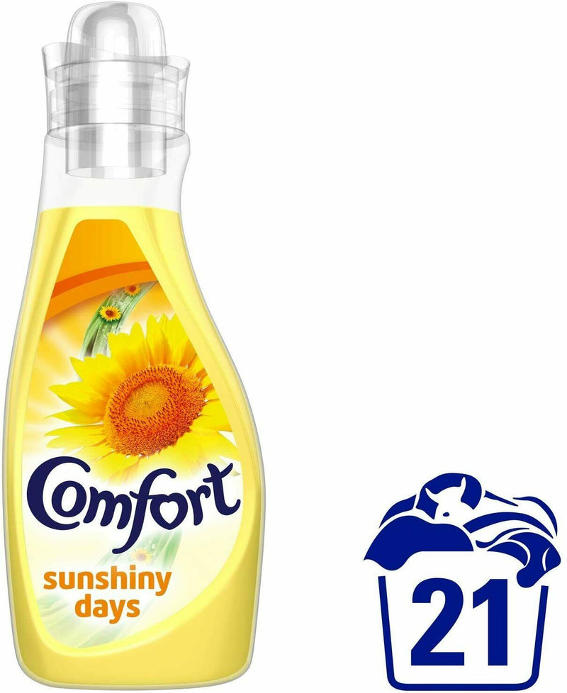 Comfort Sunshiny days Fabric Conditioner 21 Wash - Pack of 1 x 750ml