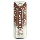 Boost Iced Coffee Caffee Latte Pack of 12x250ml Can