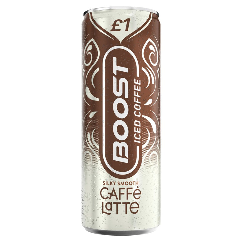 Boost Iced Coffee Caffee Latte Pack Of 12x250ml Can