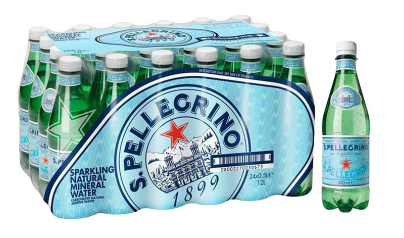 San Pellegrino Natural Sparkling Mineral Water Multi Pack 500ml