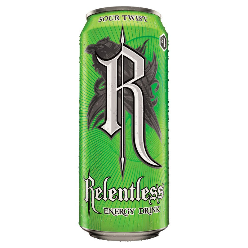 Relentless Sour Twist Energy Drink Can 500ml x12